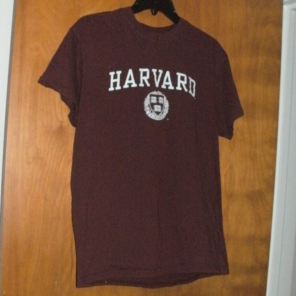Harvard University Short Sleeve Cotton Tee T-shirt sz M